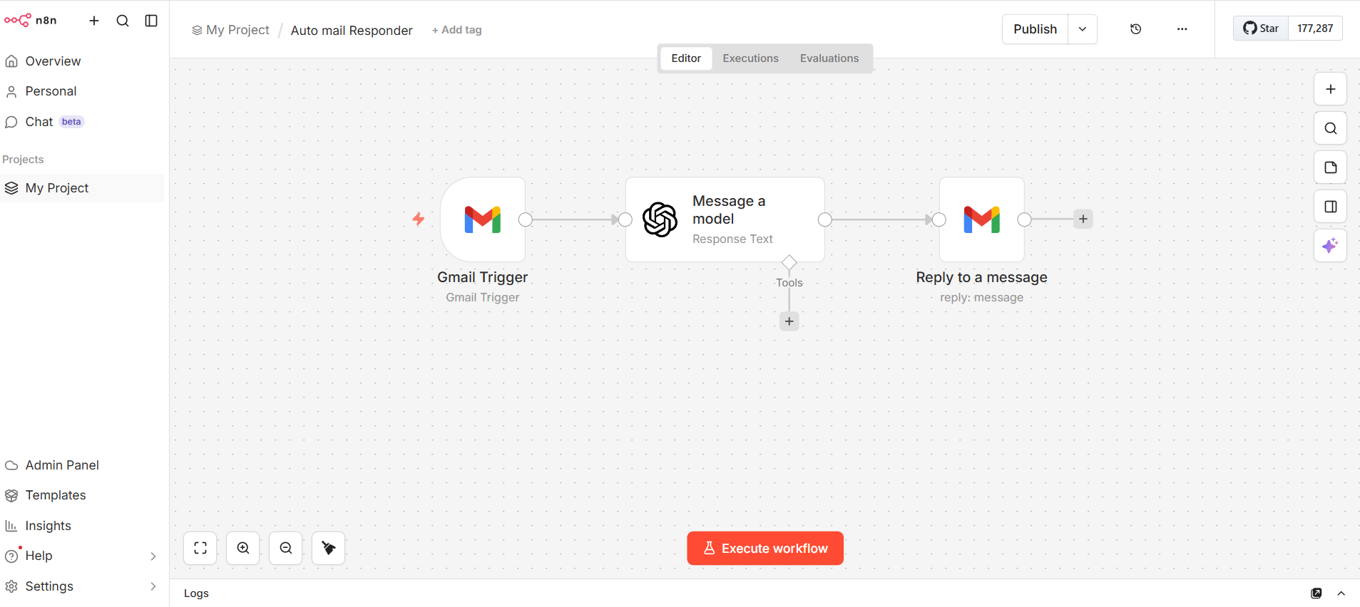 AI Email Automation Agent Workflow